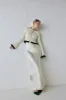 Meet Me On The Dance Floor Bias Cut Maxi Dress Cream sold by Verge Girl