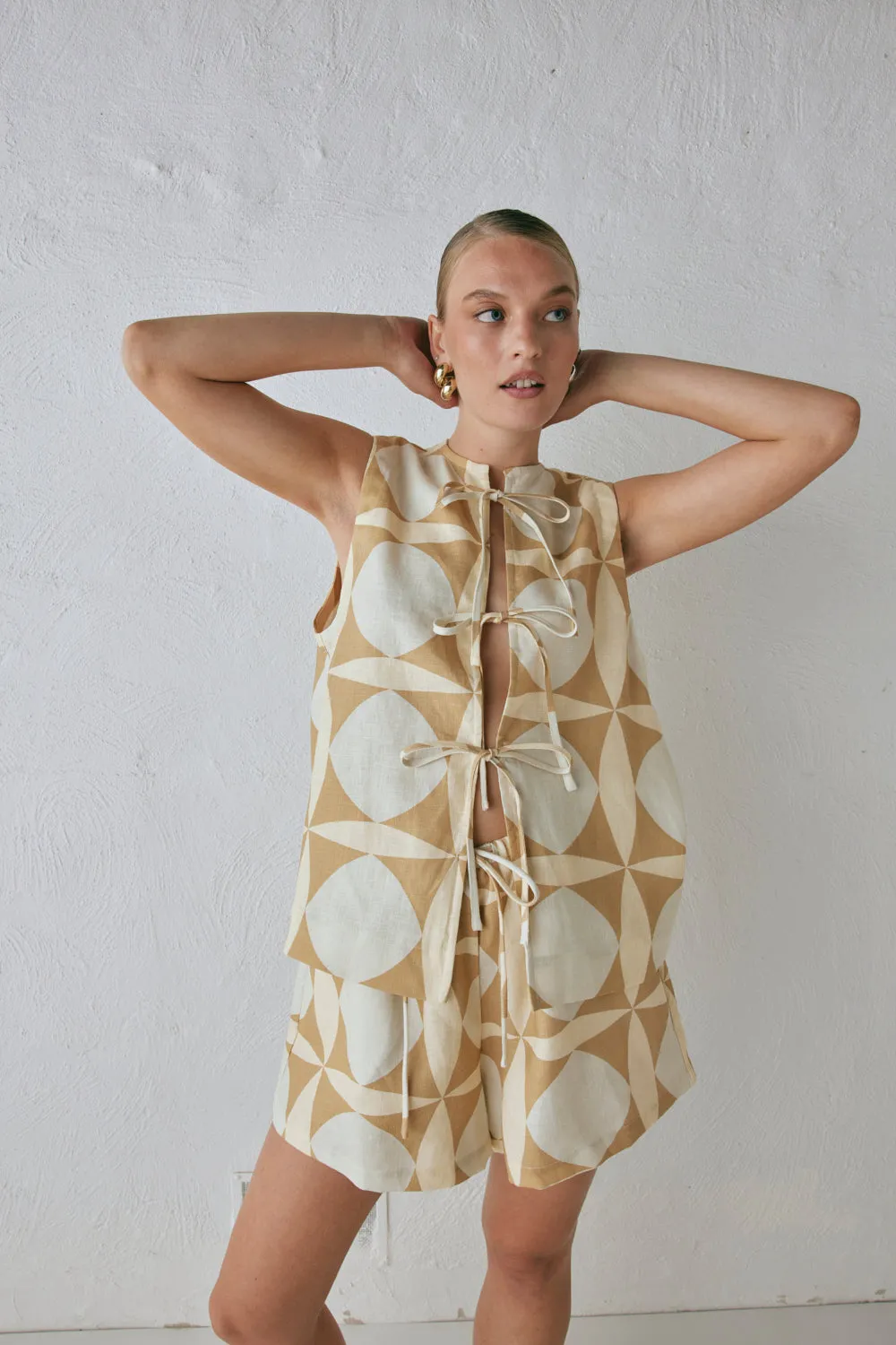 Enni Linen Smock Top Scope sold by Verge Girl product image thumbnail 3