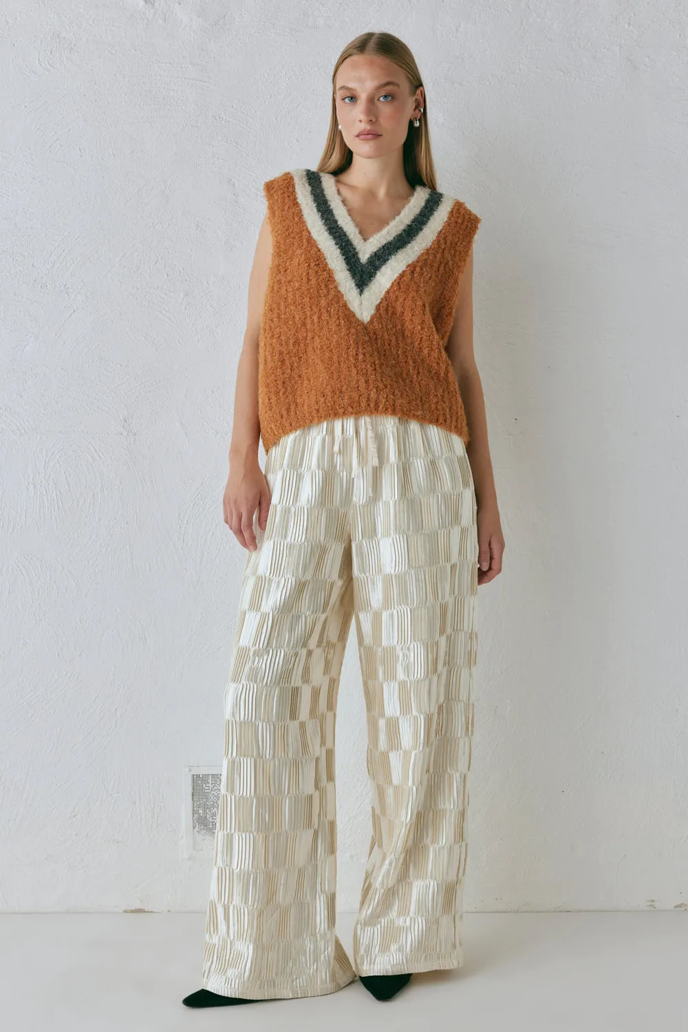 Macy Knit Vest Burnt Orange sold by Verge Girl product image thumbnail 2