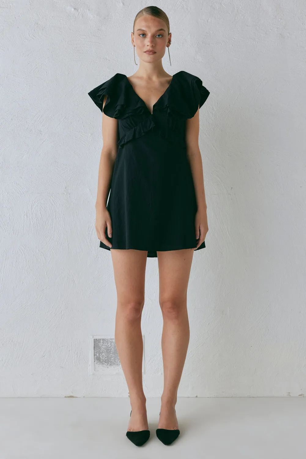 Party Nights Frill Mini Dress Black sold by Verge Girl product image thumbnail 2