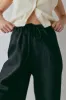 Rae Satin Pants Black sold by Verge Girl