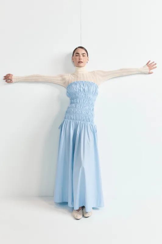 Isabel Maxi Dress Sky sold by Verge Girl