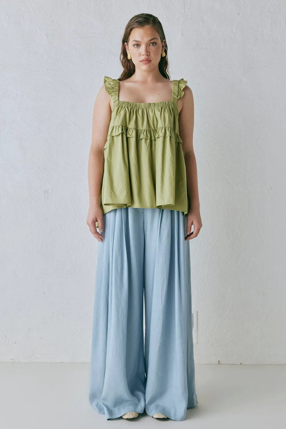 Rossana Top Aloe sold by Verge Girl product image thumbnail 3