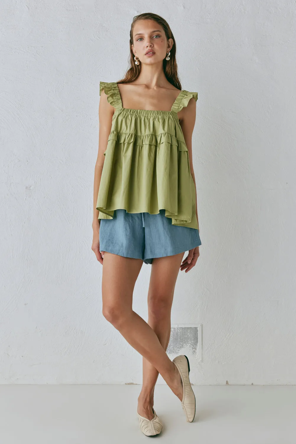 Rossana Top Aloe sold by Verge Girl product image thumbnail 2