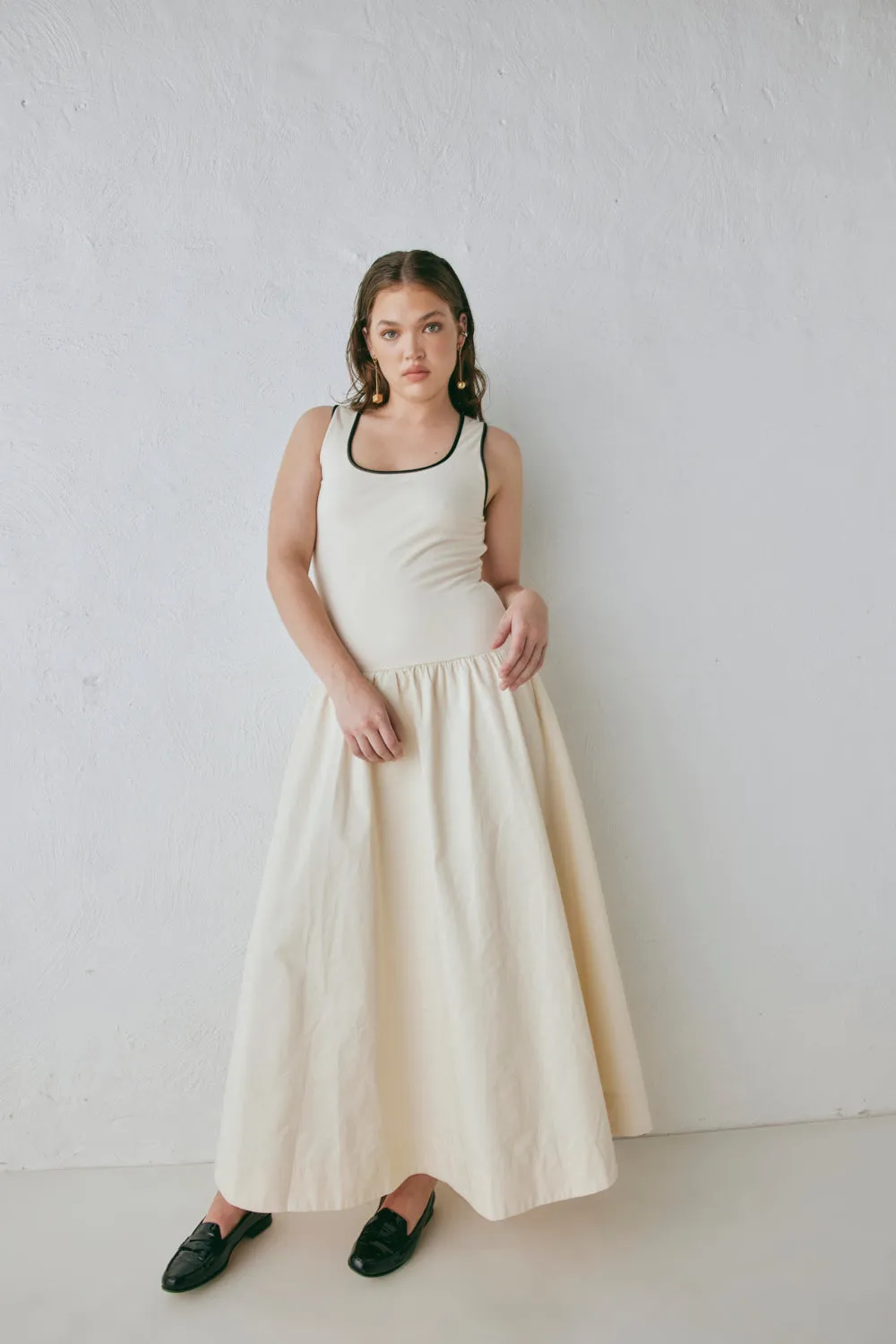 Milena Maxi Dress Cream sold by Verge Girl product image thumbnail 4