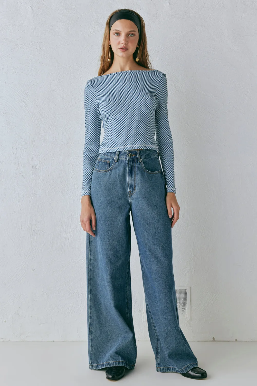 Holland Top Blue sold by Verge Girl
