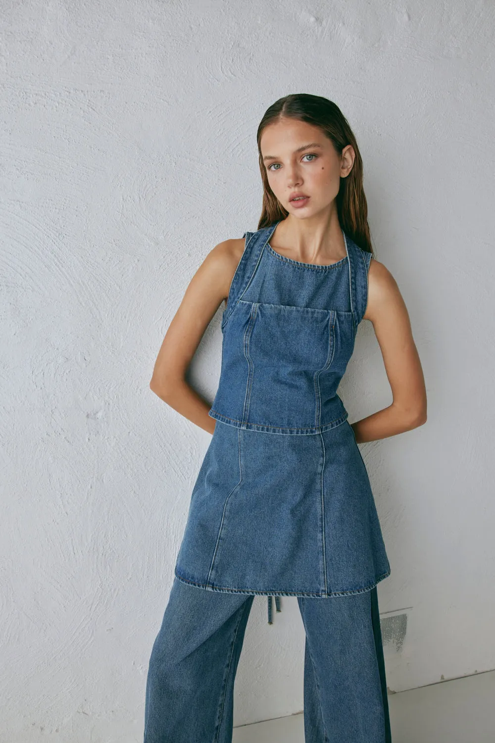 Anna Denim Top Blue sold by Verge Girl product image thumbnail 3