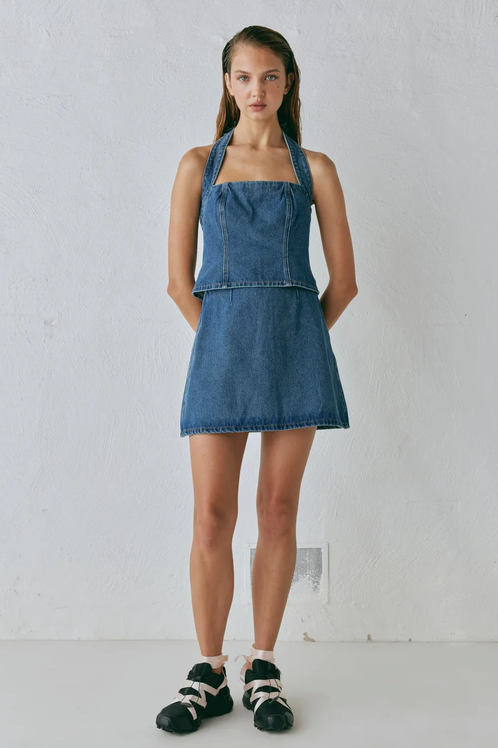 Anna Denim Top Blue sold by Verge Girl product image thumbnail 4