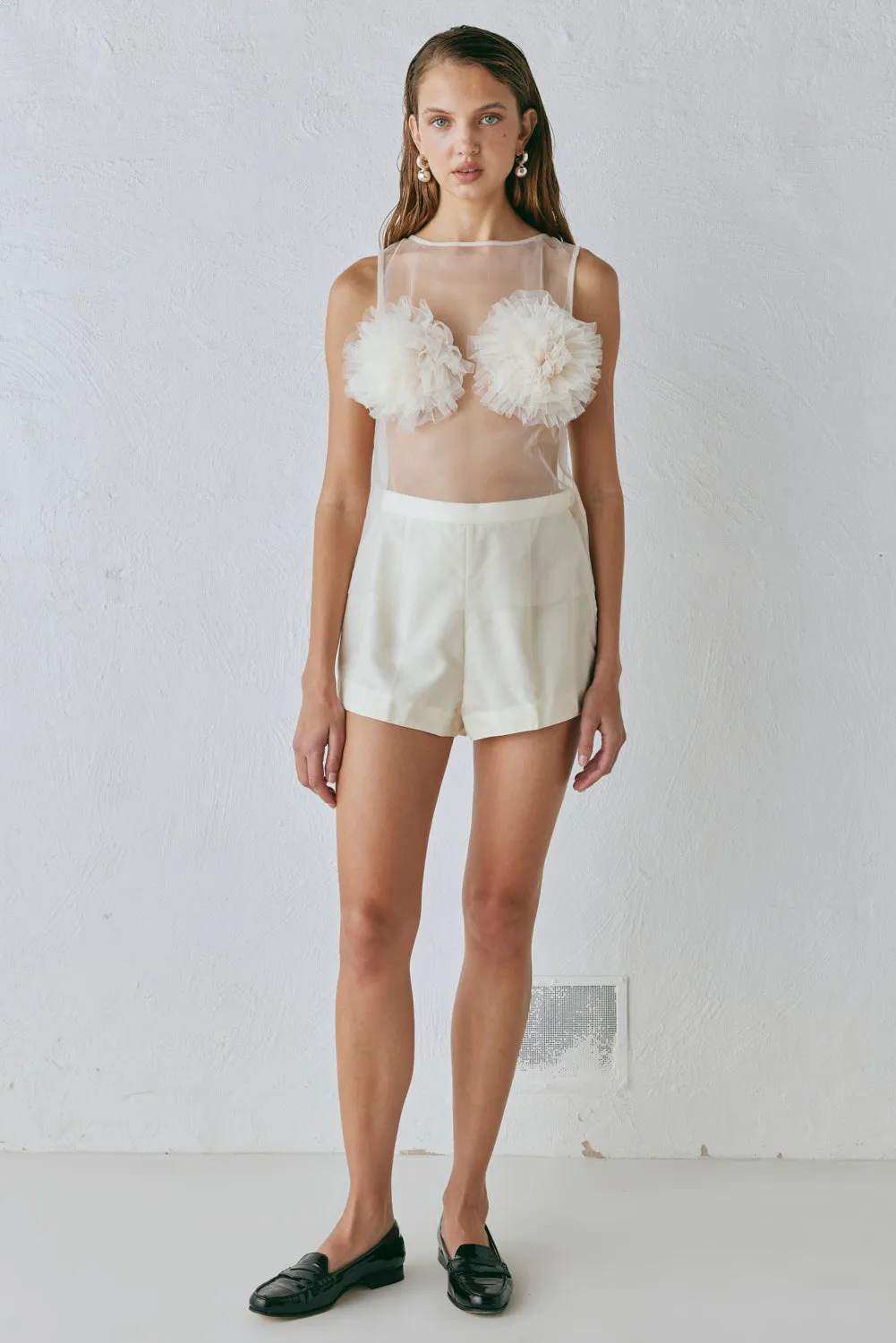 Daria Top Cream sold by Verge Girl product image thumbnail 3