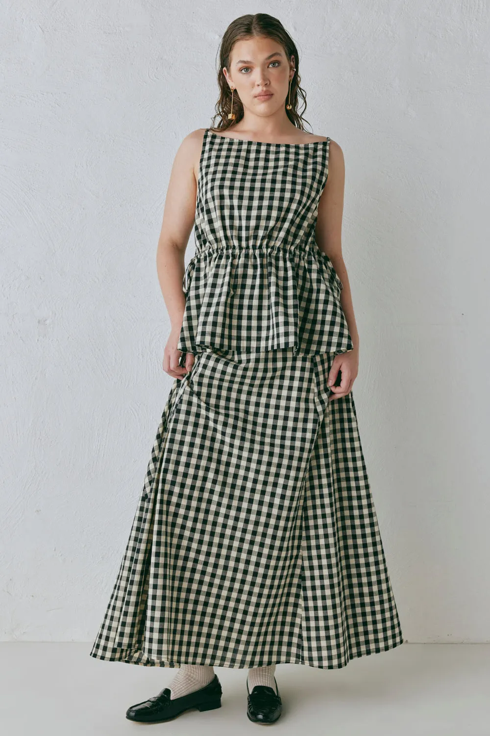 Hanni Maxi Skirt Black Check sold by Verge Girl product image thumbnail 2