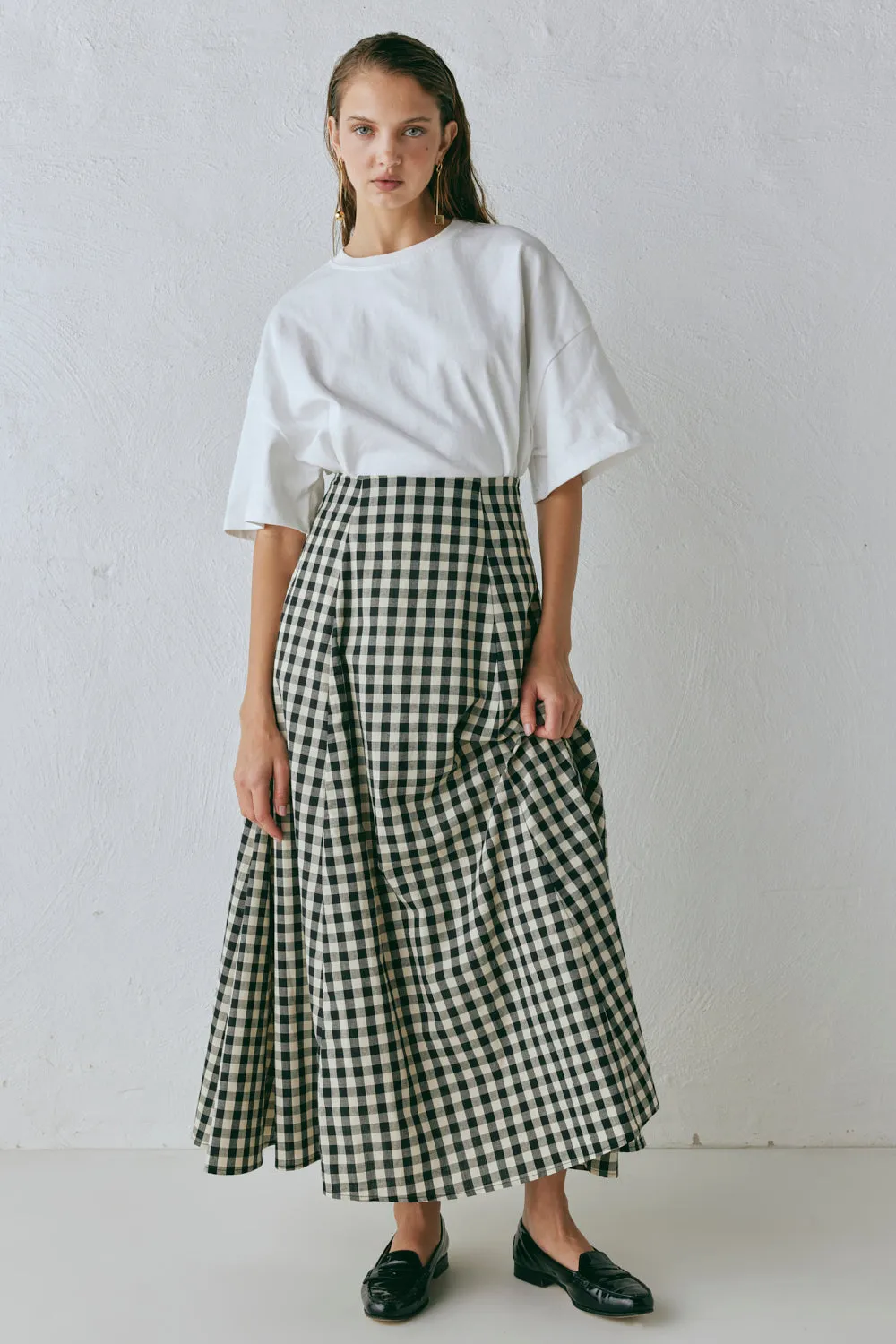 Hanni Maxi Skirt Black Check sold by Verge Girl product image thumbnail 5