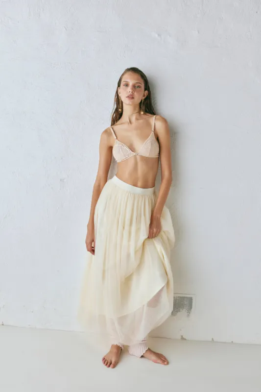 Irina Maxi Skirt Cream sold by Verge Girl