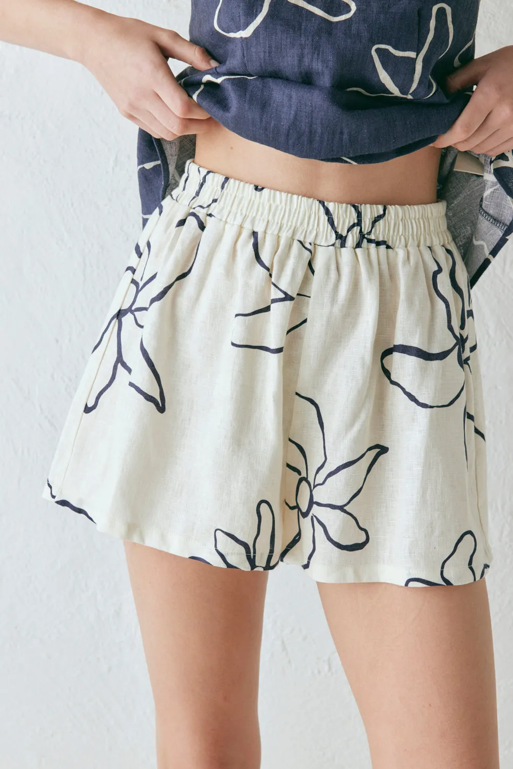 Gabbi Linen Shorts Fleur sold by Verge Girl product image thumbnail 5