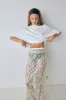 Devyn Sequin Midi Skirt Lace sold by Verge Girl