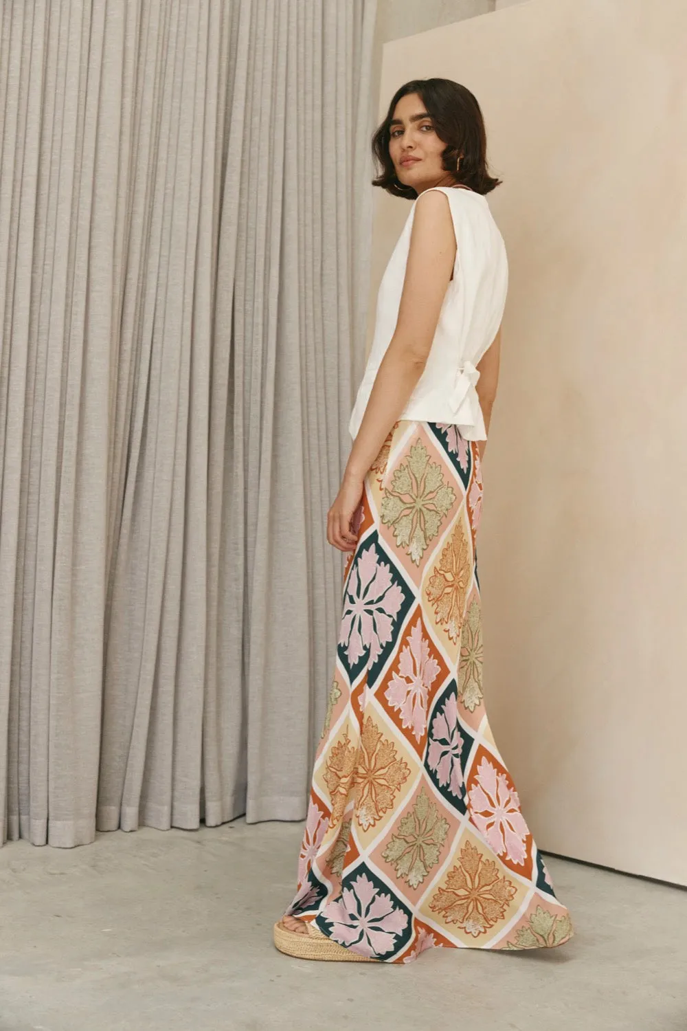 Del Core Bias Cut Maxi Skirt Sunnei sold by Verge Girl product image thumbnail 5