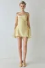 Paloma Mini Dress Lemon sold by Verge Girl