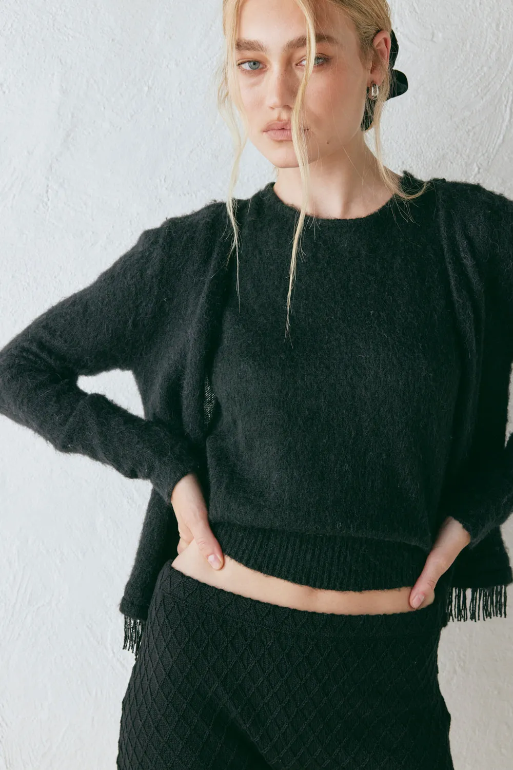 Edie Knit Top Black sold by Verge Girl product image thumbnail 3
