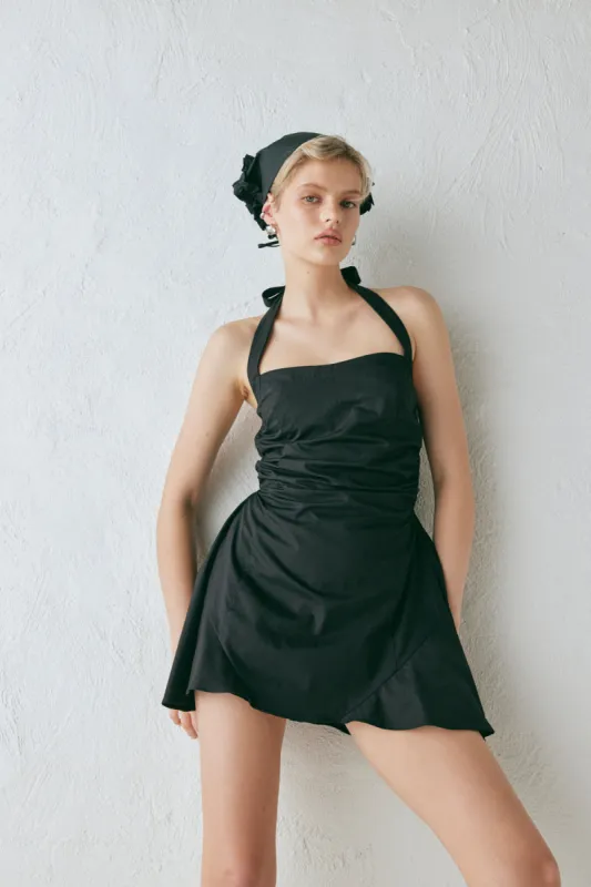 Bernie Mini Dress Black sold by Verge Girl