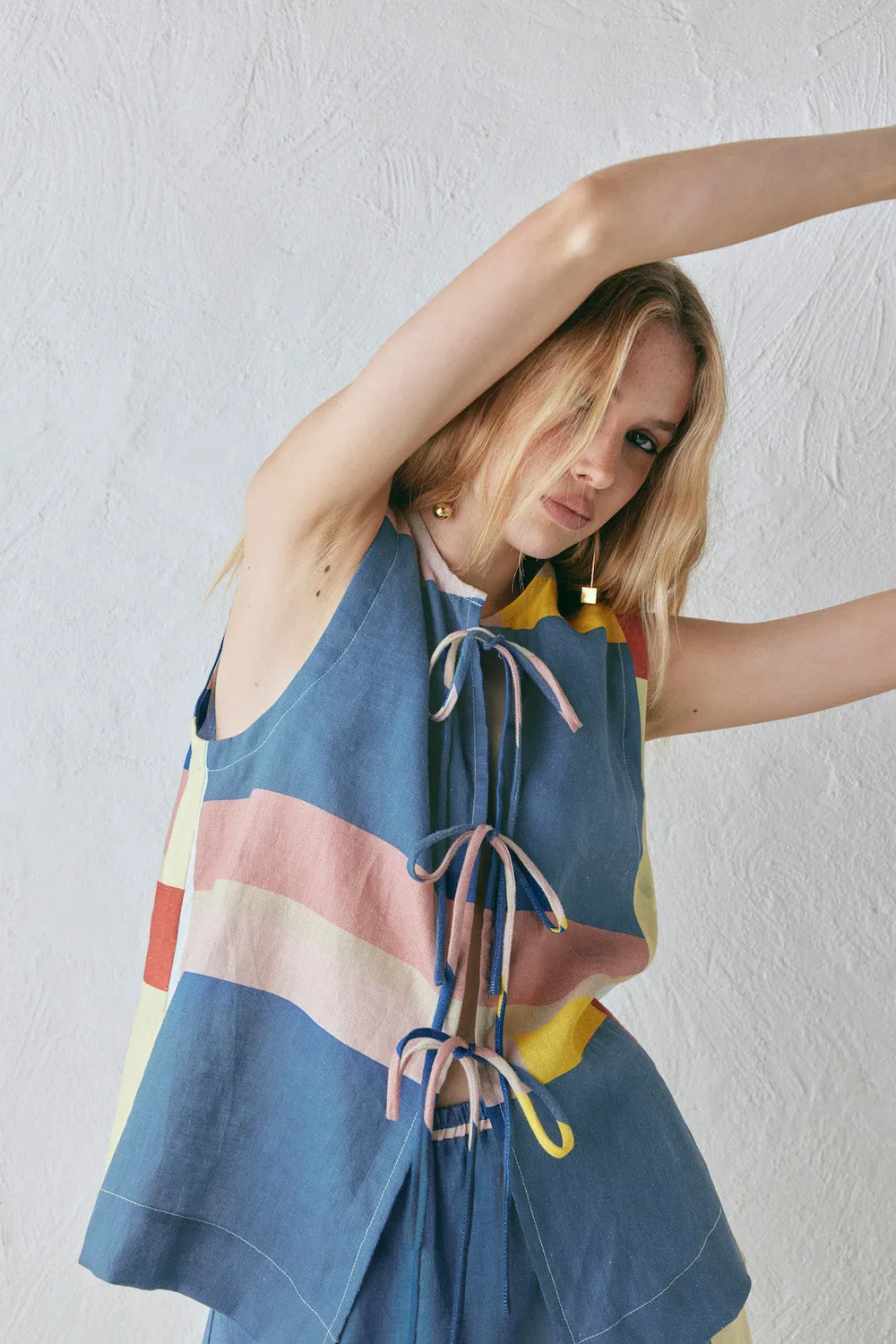 Enni Linen Smock Top Sia sold by Verge Girl product image thumbnail 3