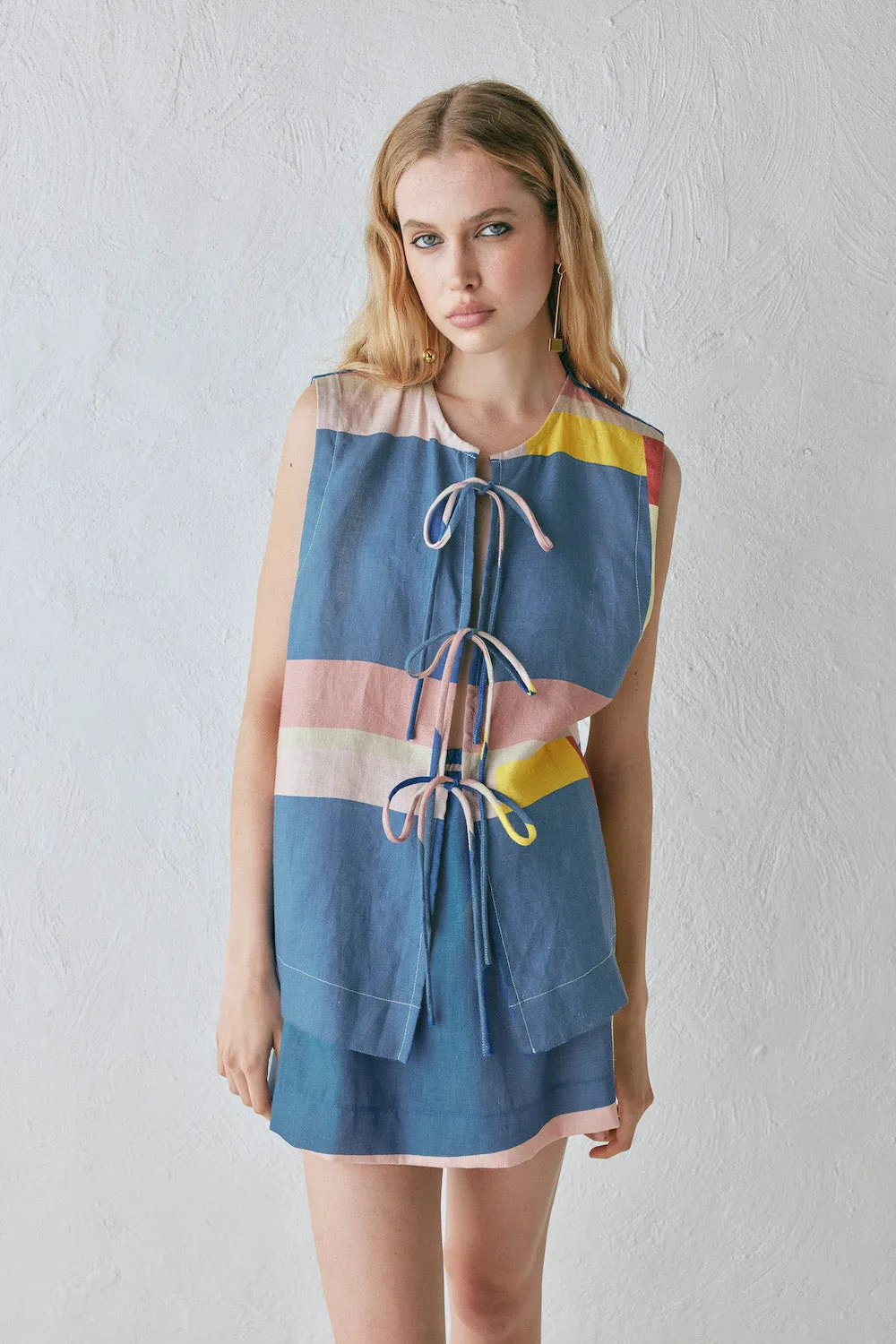 Enni Linen Smock Top Sia sold by Verge Girl product image thumbnail 5