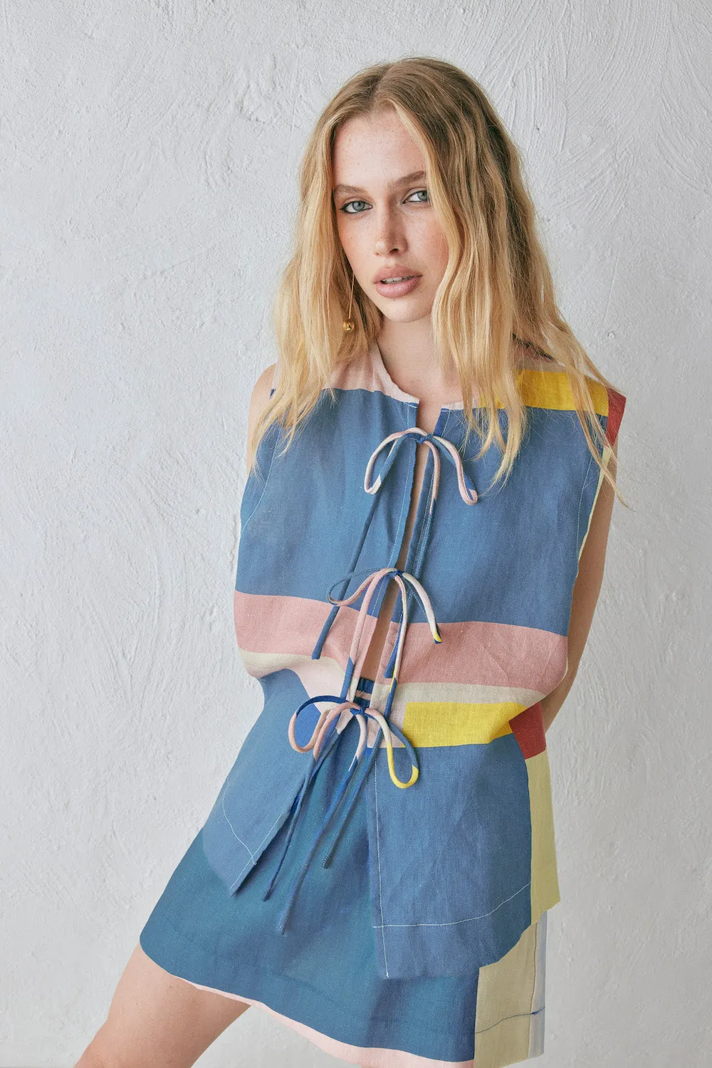 Enni Linen Smock Top Sia sold by Verge Girl product image thumbnail 4