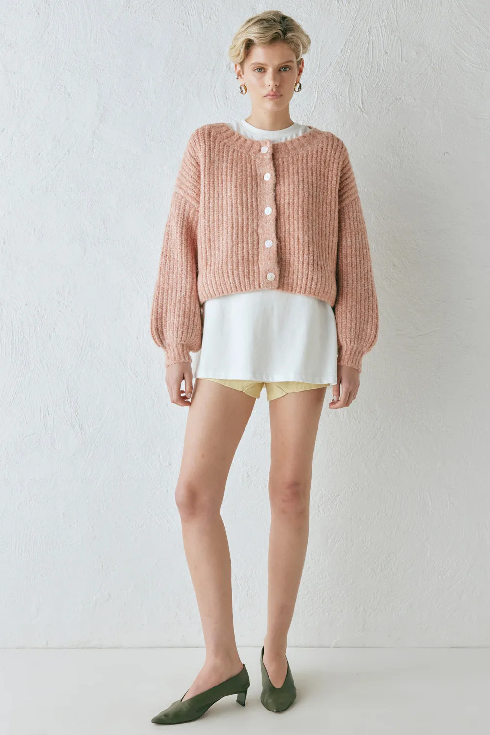 Elsie Knit Cardigan Rose Marle sold by Verge Girl product image thumbnail 5