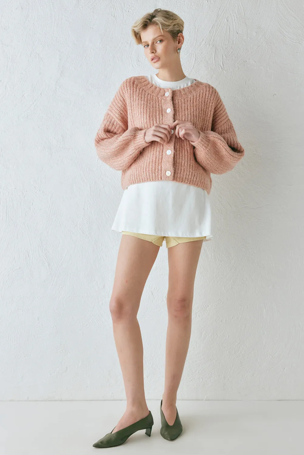 Elsie Knit Cardigan Rose Marle sold by Verge Girl product image thumbnail 2