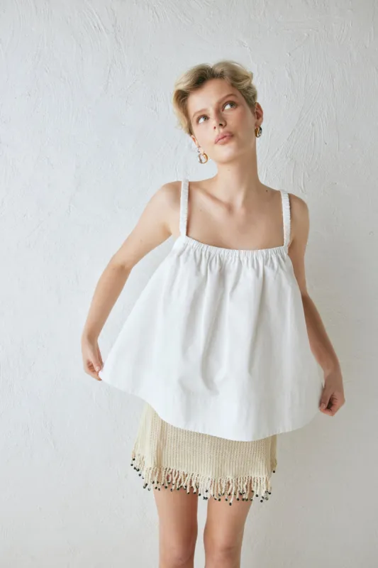 Etta Top White sold by Verge Girl