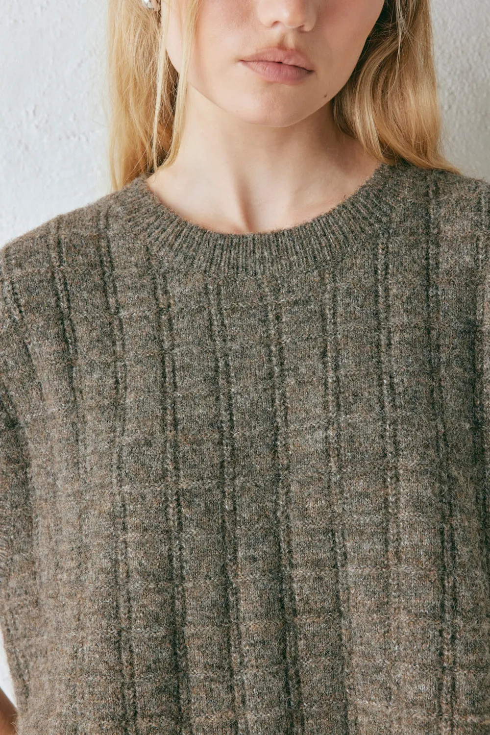 Bibi Knit Vest Marle sold by Verge Girl product image thumbnail 5