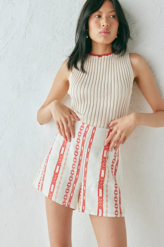 Tani Linen Shorts Ora made by Verge Girl