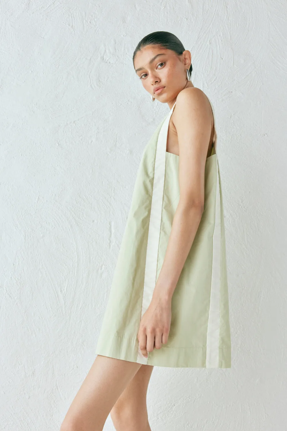 Luma Mini Dress Sage sold by Verge Girl product image thumbnail 3