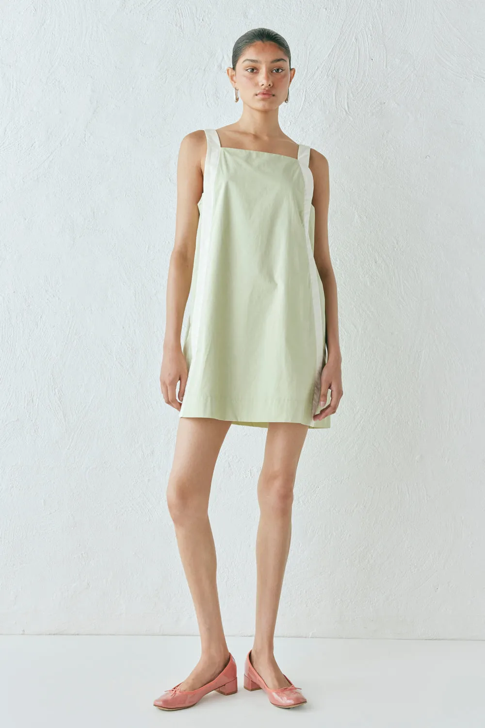 Luma Mini Dress Sage sold by Verge Girl product image thumbnail 5