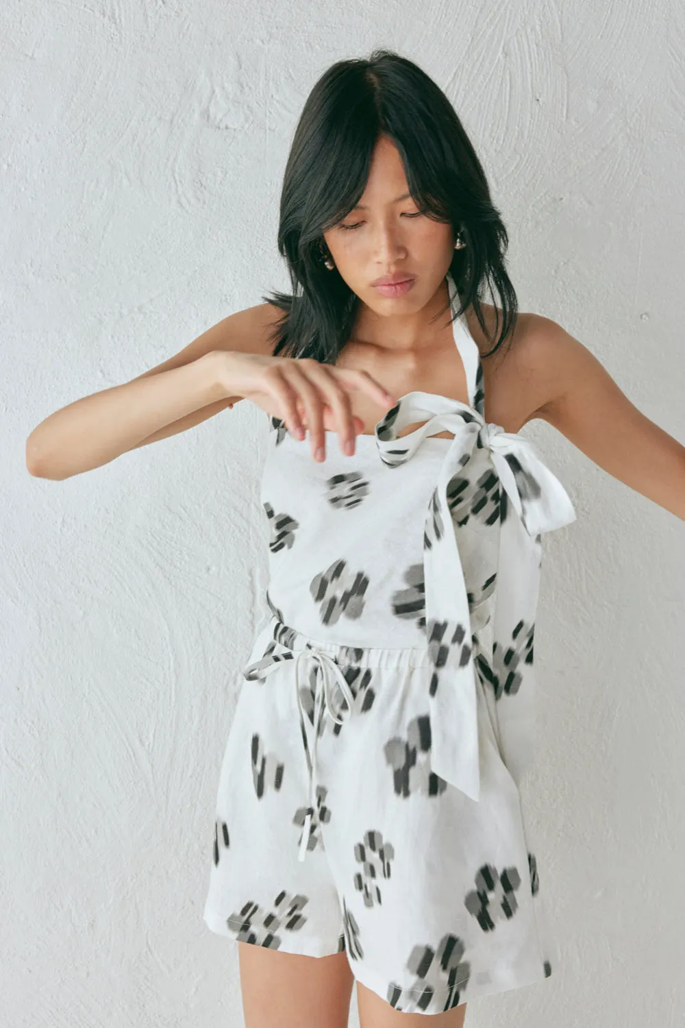 Annika Linen Shorts Flor sold by Verge Girl product image thumbnail 4