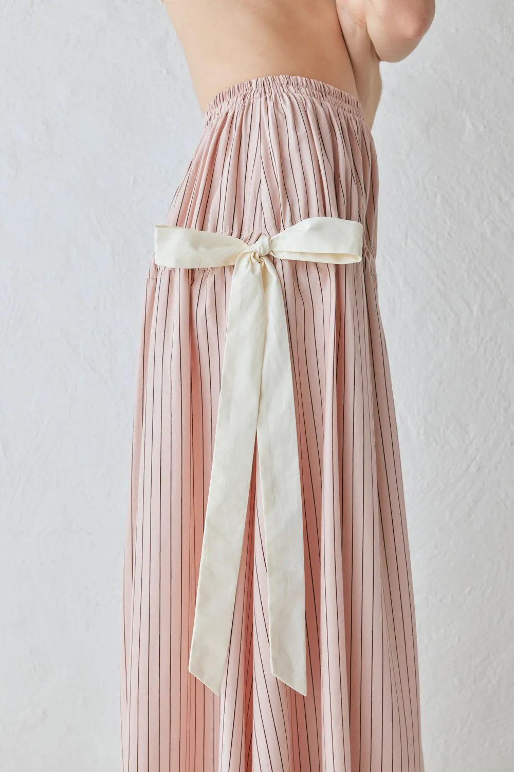 Lily Maxi Skirt Pink Stripe sold by Verge Girl product image thumbnail 4
