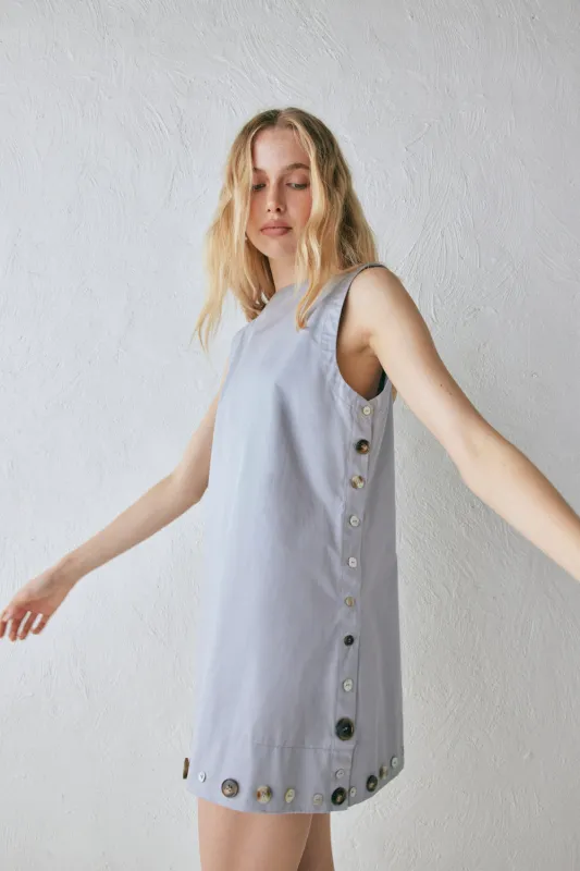 Alek Mini Dress Powder sold by Verge Girl