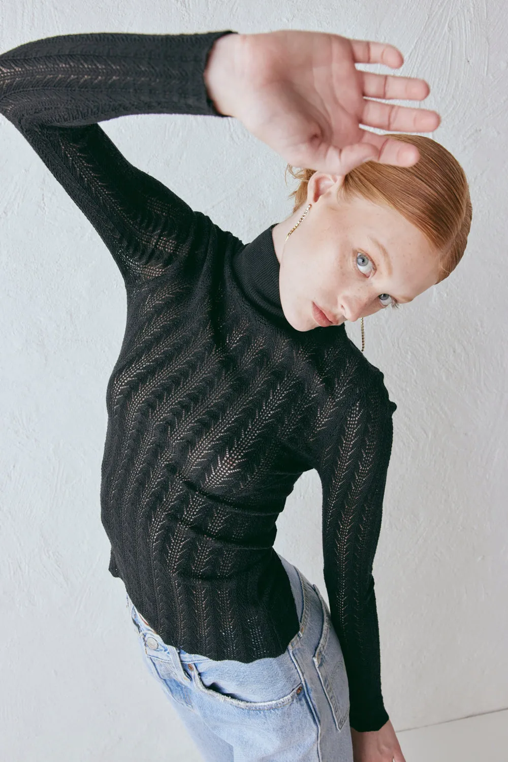 Harriet Knit Skivvy Black sold by Verge Girl product image thumbnail 4