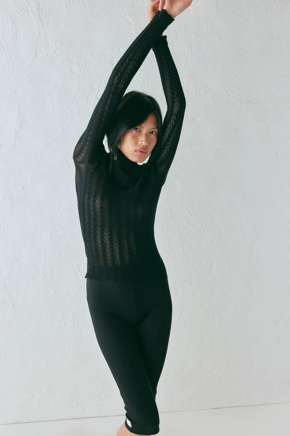 Harriet Knit Skivvy Black sold by Verge Girl product image thumbnail 2
