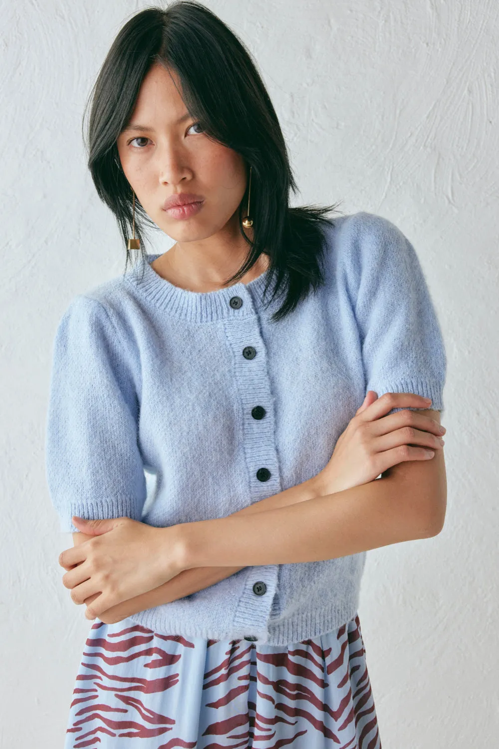 Tess Knit Top Sky sold by Verge Girl