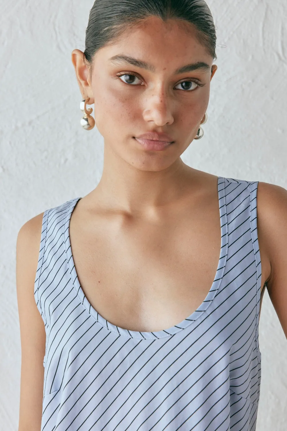 Kajal Maxi Dress Blue Stripe sold by Verge Girl product image thumbnail 3