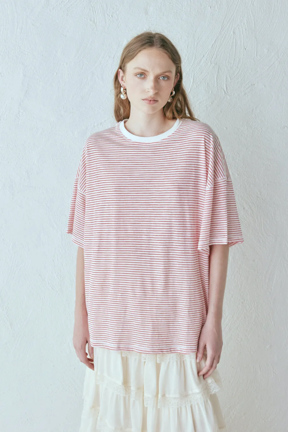 Willow Tee Red Stripe sold by Verge Girl product image thumbnail 5