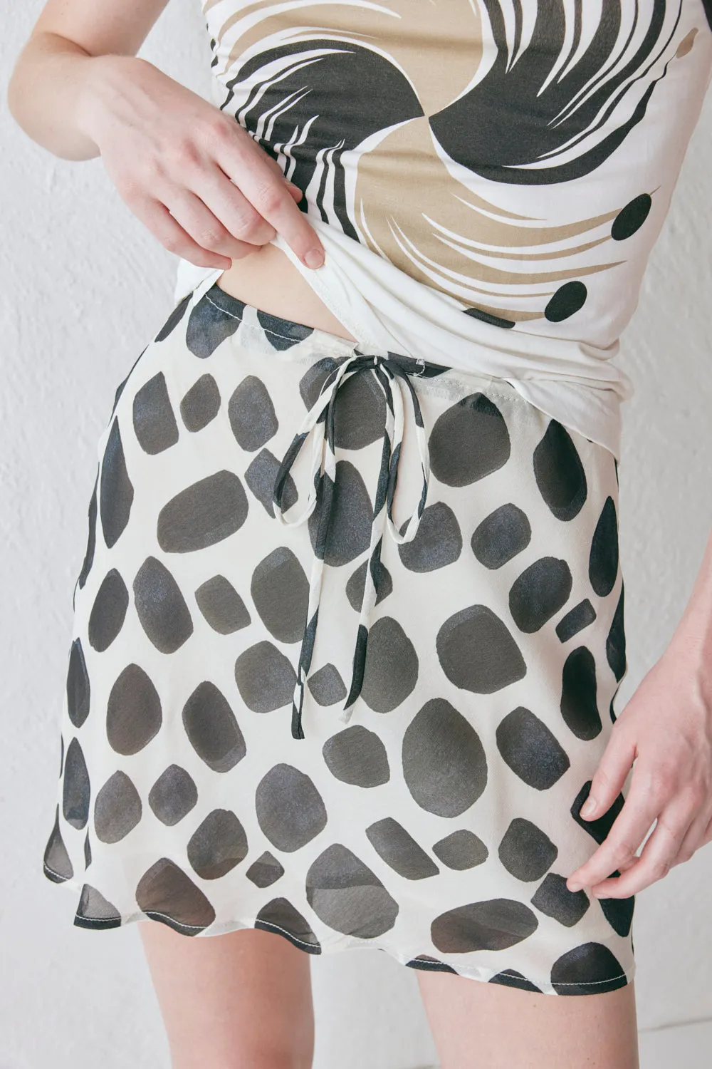 The Way to San Jose Bias Cut Mini Skirt Eni sold by Verge Girl product image thumbnail 2