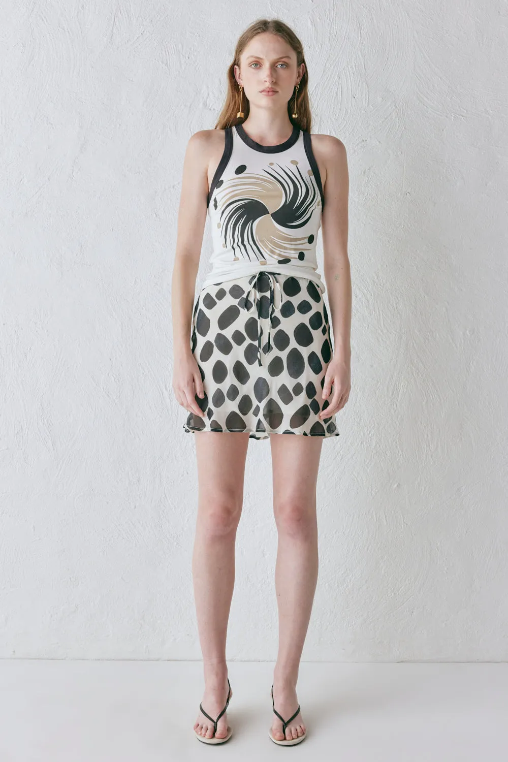 The Way to San Jose Bias Cut Mini Skirt Eni sold by Verge Girl product image thumbnail 4