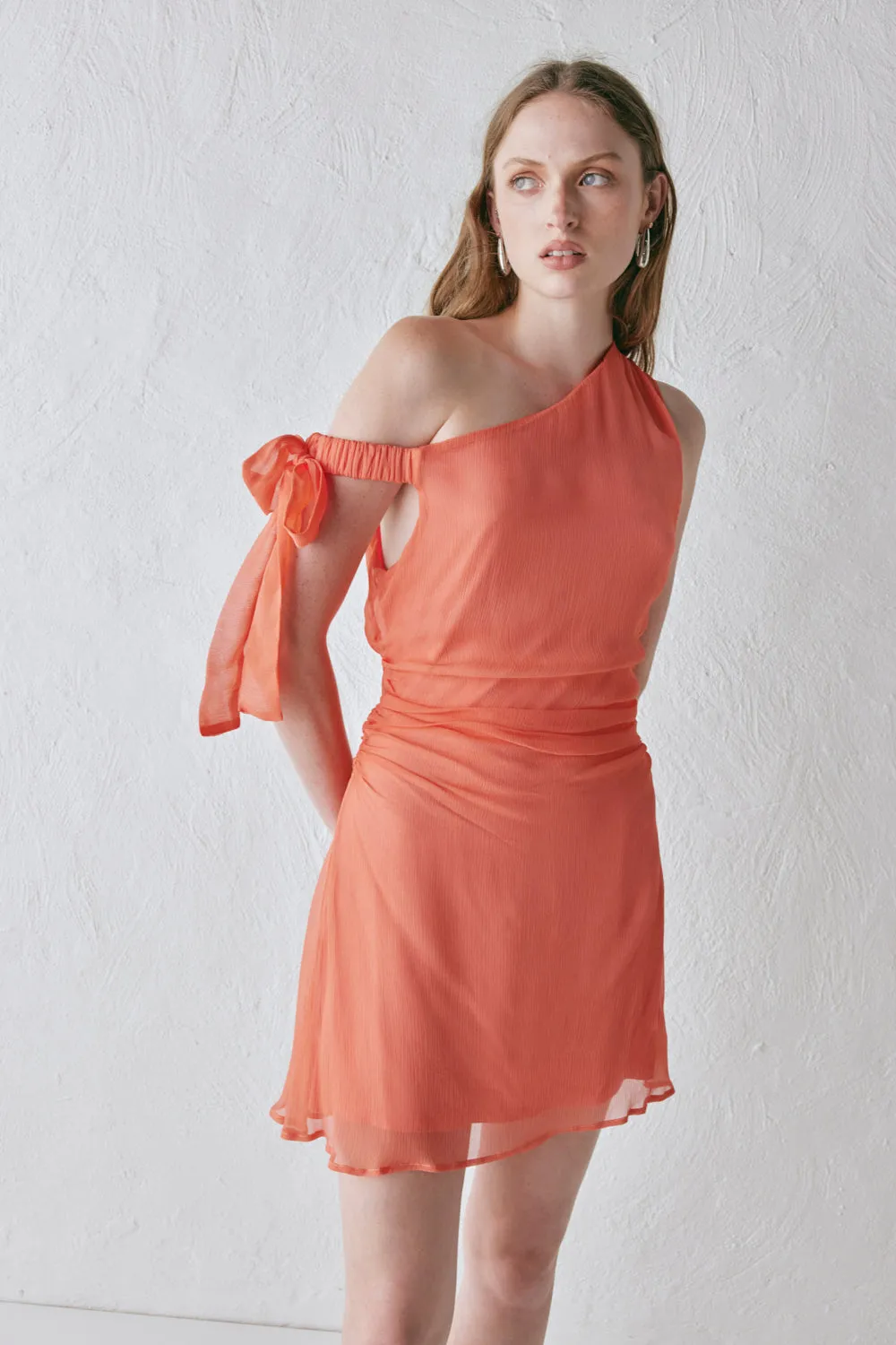 Luciana Mini Dress Coral sold by Verge Girl product image thumbnail 3