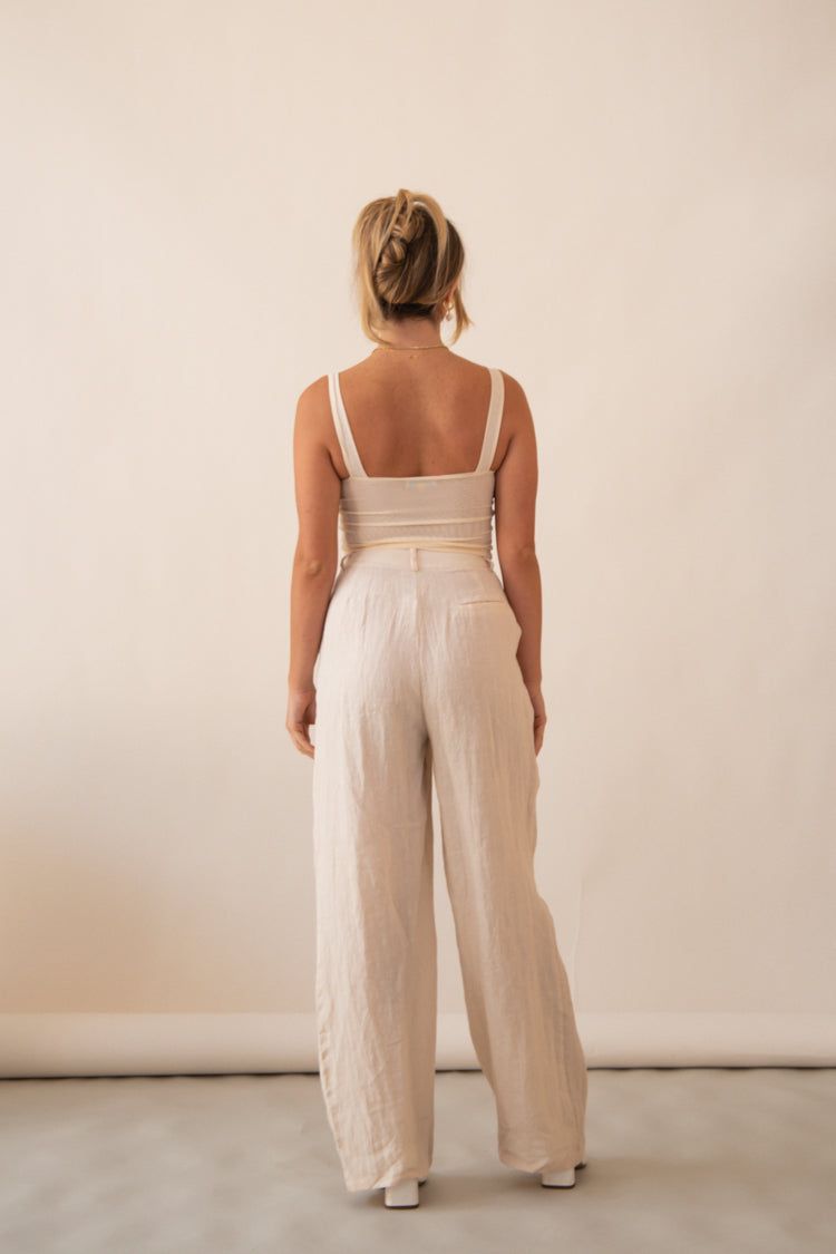 VRG GRL Cosmos In New York Mesh Cami // Cream sold by Verge Girl product image thumbnail 7