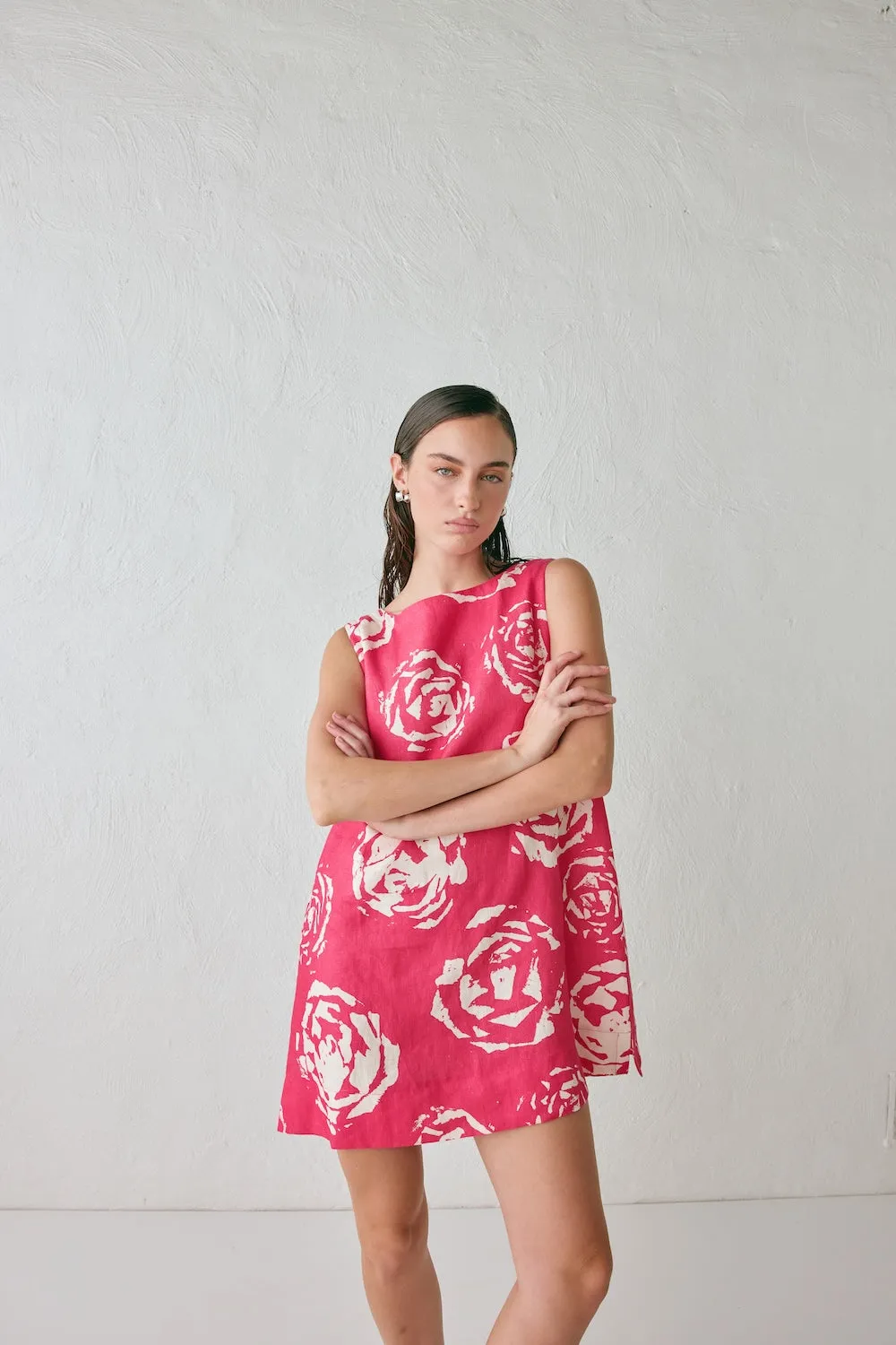 Aftersun Linen Mini Dess Rosa sold by Verge Girl product image thumbnail 3