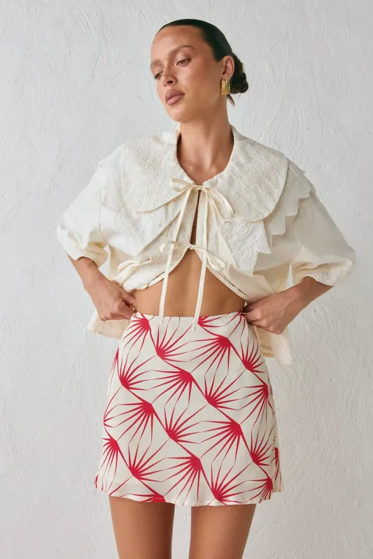 Vintage Lover Bias Cut Mini Skirt Luz sold by Verge Girl