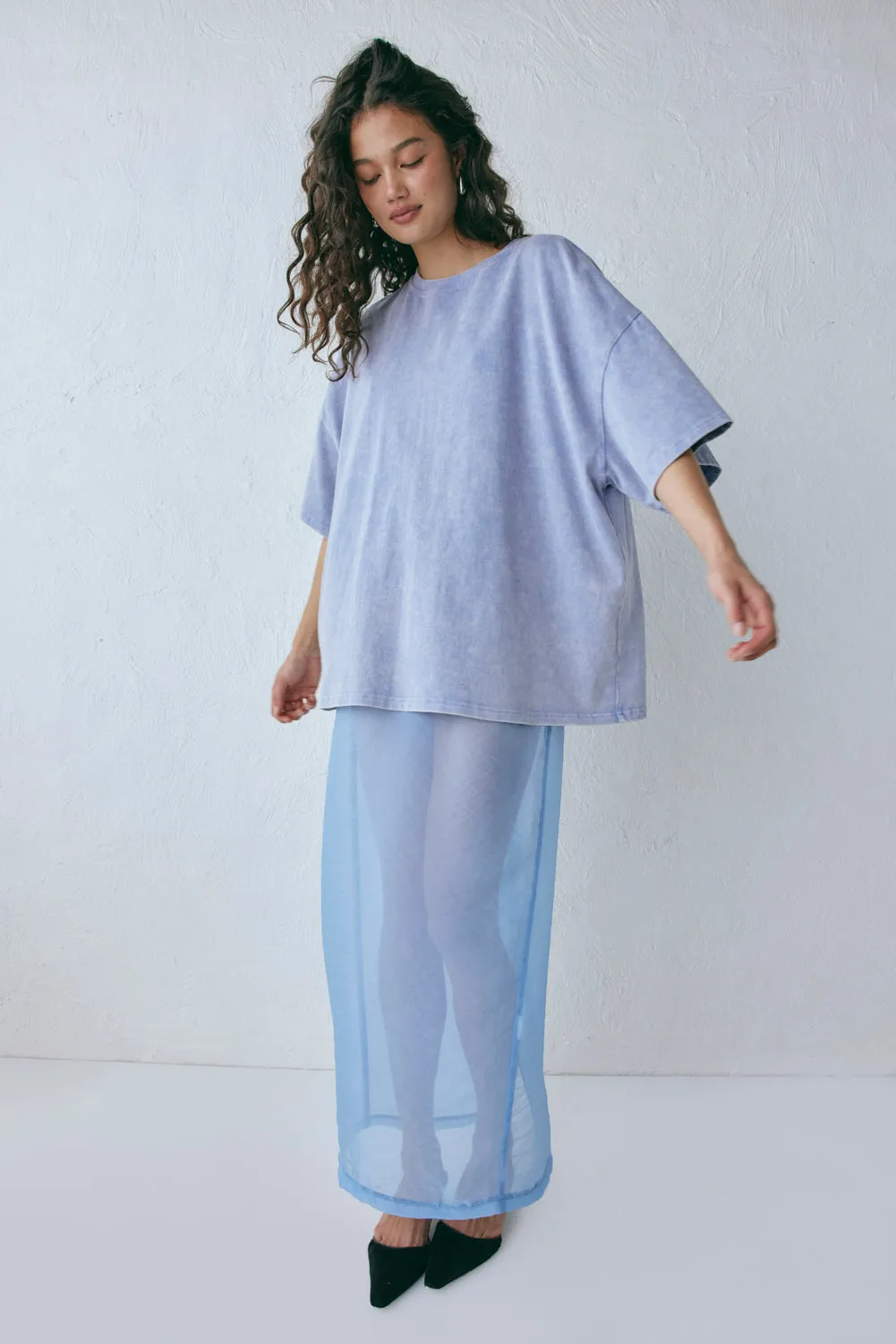 Willow Tee Chalk Blue sold by Verge Girl product image thumbnail 2