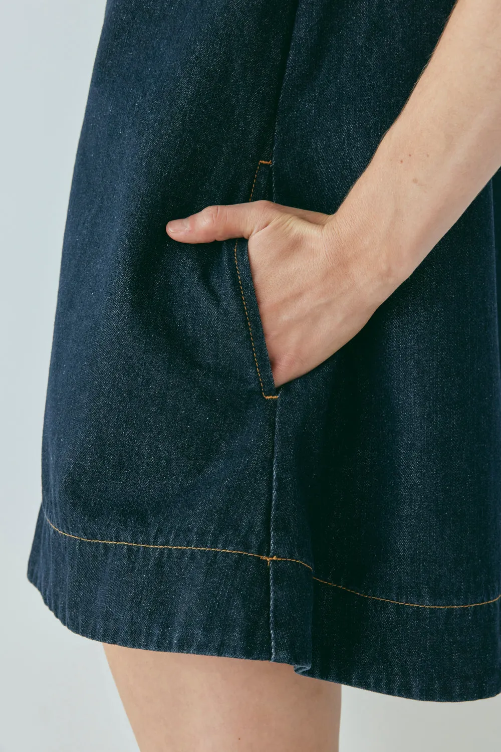 Peyton Denim Mini Dress Indigo sold by Verge Girl product image thumbnail 3