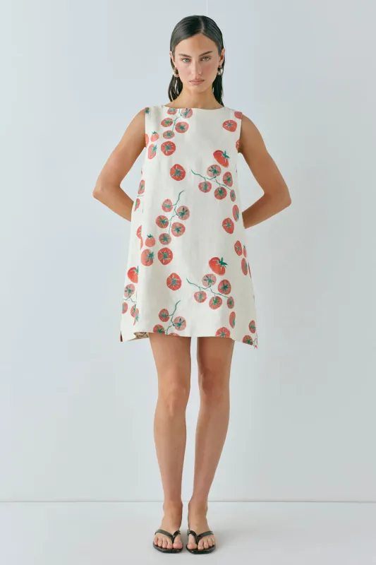 Aftersun Linen Mini Dress Roma sold by Verge Girl