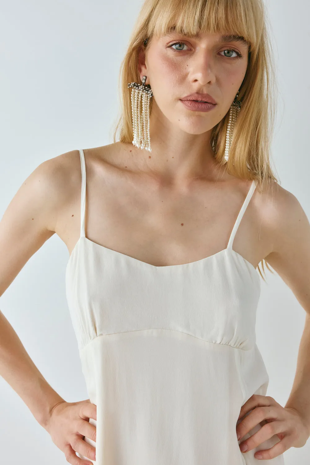 Laina Mini Dress Cream sold by Verge Girl product image thumbnail 4